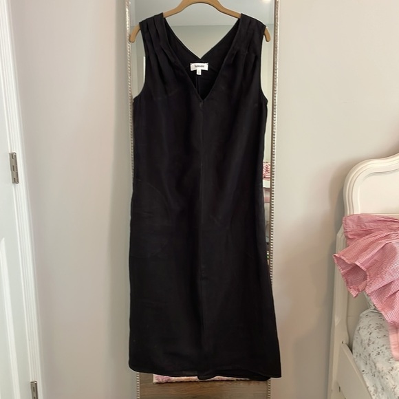 Splendid Collection Long Black Linen Dress - Picture 4 of 9